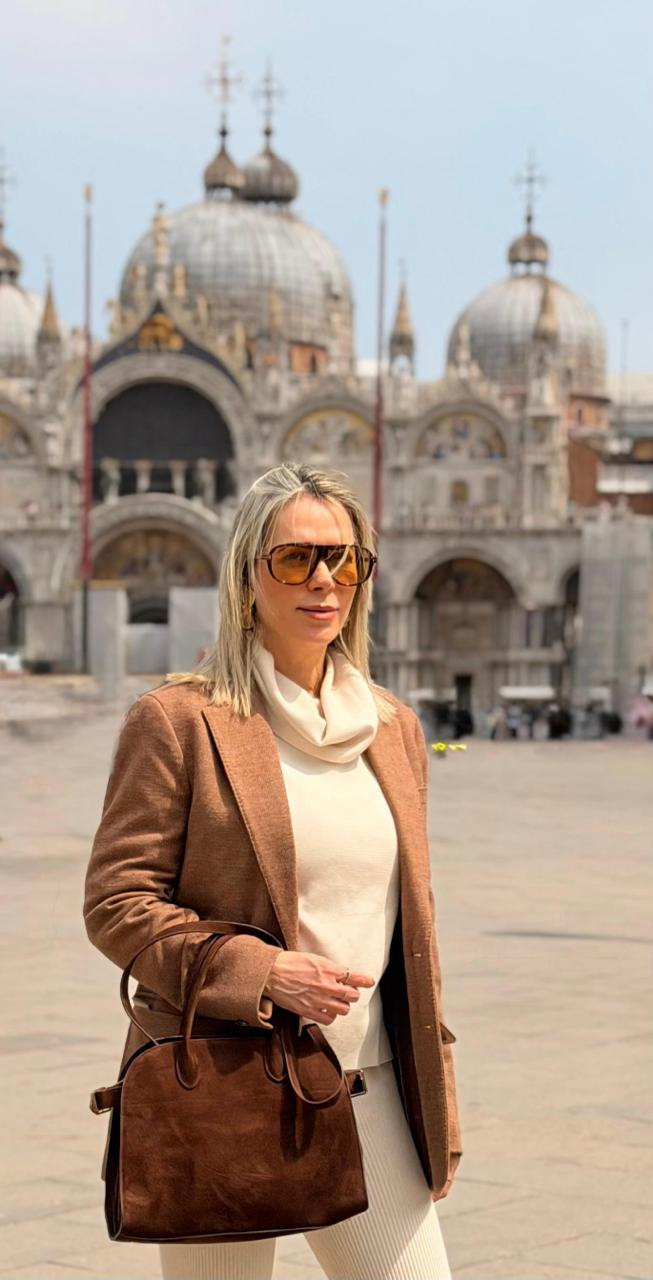 Cris em Veneza, Itália